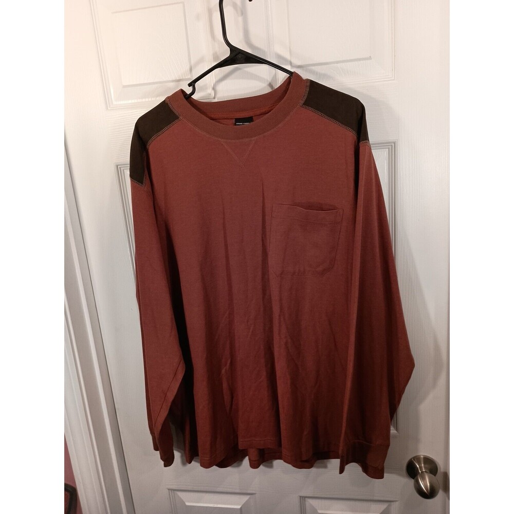 Stone Creek Shirt Size XL Burgundy Long Sleeve